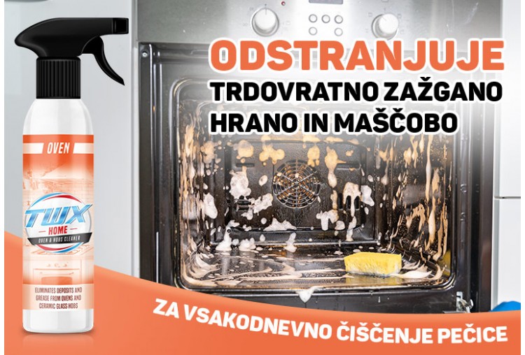 TWX® Home Oven – Čistilo brez hlapov za pečice in kuhalne plošče 300 ml